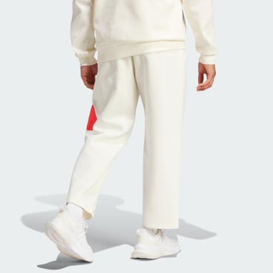 White adidas sales joggers mens