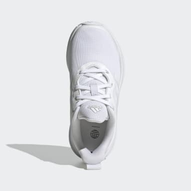 Kids Sportswear White FortaRun Lace Running Shoes