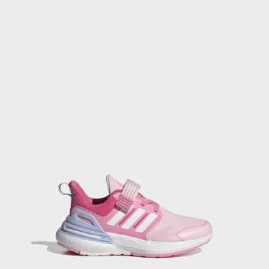 Kids Sportswear Pink RapidaSport Bounce Elastic Lace Top Strap Shoes
