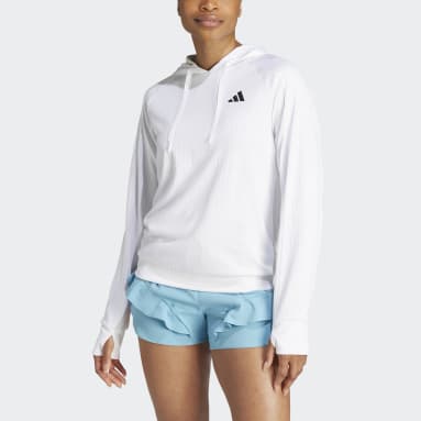 Sweat-shirt à capuche de running Made to be Remade Blanc Femmes Running
