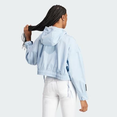 Veste à capuche zip intégral City Escape Bleu Femmes Sportswear