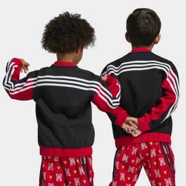 Børn Sportswear Sort adidas x Disney Mickey Mouse træningsoverdel