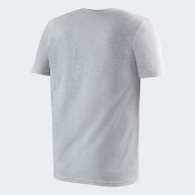 Camiseta Color Badge of Sport Estampada Gris Hombre Training