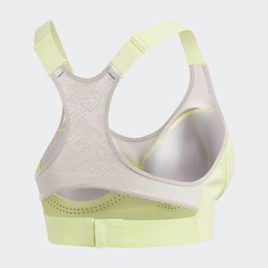 Women adidas by Stella McCartney Yellow Stronger For It Soft Bra