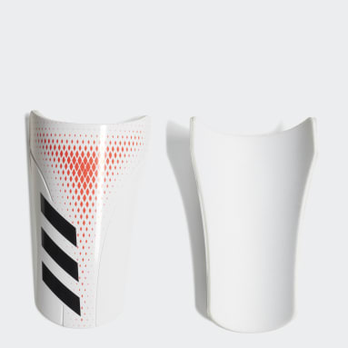 Football White Predator 20 Club Shin Guards