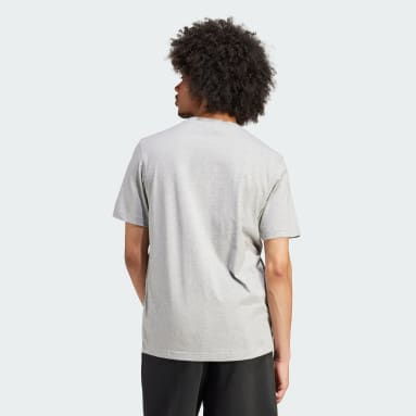 T-shirt Trefoil Essentials Grigio Uomo Originals