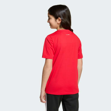 เสื้อยืดพิมพ์ลายลายพรางผ้า Climacool สำหรับเด็ก