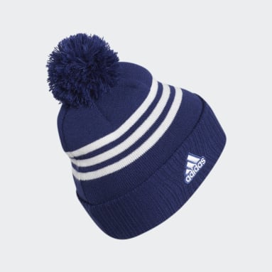 Bonnet à revers et pompon Maple Leafs multicolore Hommes Hockey