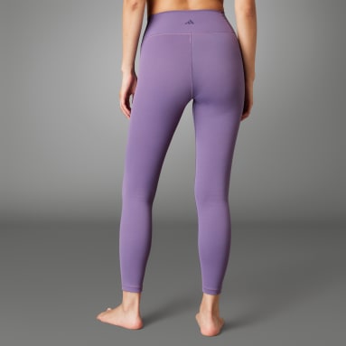 Women Training Purple Yoga Studio Luxe 7/8 Leggings