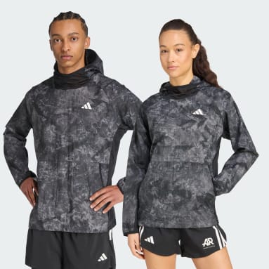 Jaket Bertudung Unitefit Spray Dye Own The Run