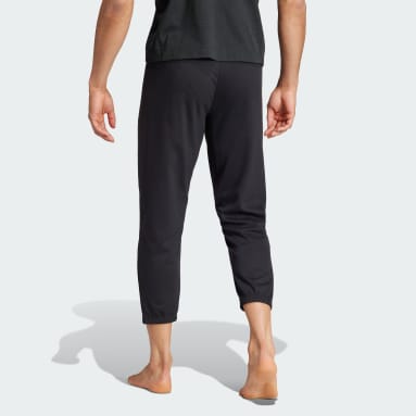 Pantalon 7/8 Yoga Training Noir Hommes Fitness Et Training