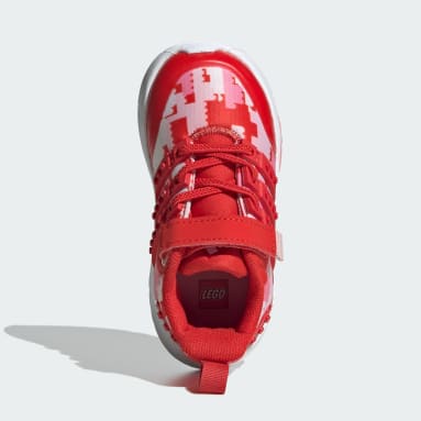 Kids sportswear Red adidas x LEGO® Racer TR21 Elastic Lace and Top Strap Shoes