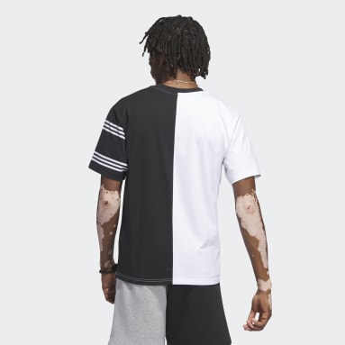 T-shirt Half Split blanc Hommes Originals