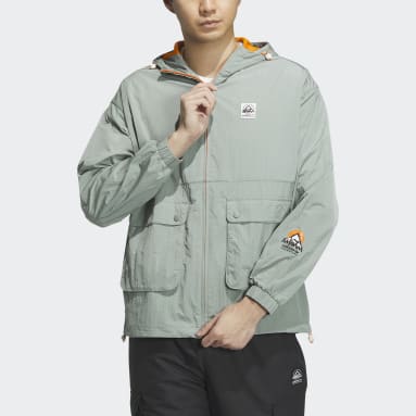남성 Lifestyle Green ADV WINDBREAKER