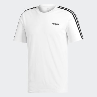 Camiseta 3 Rayas Essentials Blanco Hombre Sportswear