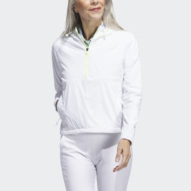 Sweat-shirt à capuche molleton Ultimate365 Tour WIND.RDY Blanc Femmes Golf