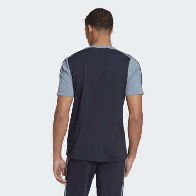 Men Sportswear Blue Essentials Mélange T-Shirt
