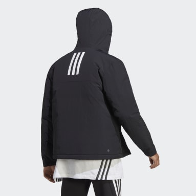 Heren Sportswear zwart BSC Sturdy Isolerend Capuchonjack