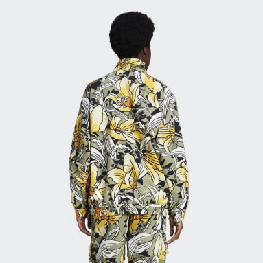 Veste de survêtement en toile imprimée adidas by Stella McCartney TrueCasuals vert Femmes adidas by Stella McCartney