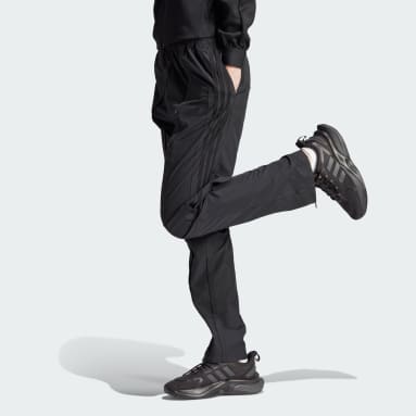 Women Sportswear Black Tiro Snap-Button Pants