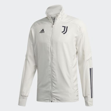 Men Football Grey Juventus Presentation Jacket