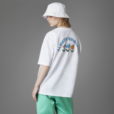 T-shirt Always Original Loose Graphic Bianco Donna Originals