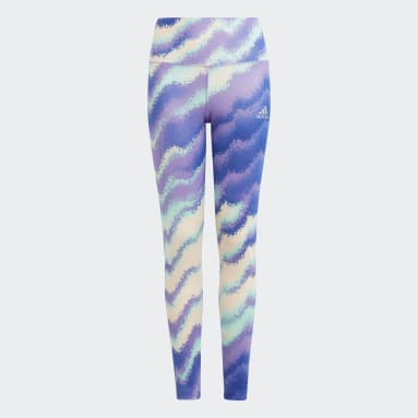 Dívky Sportswear oranžová Legíny Dance AEROREADY High-Waisted Printed Training