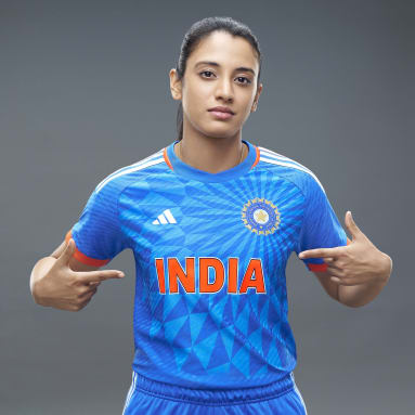 CAMISETA CRICKET INTERNATIONAL T20 Azul Mujer Crícket