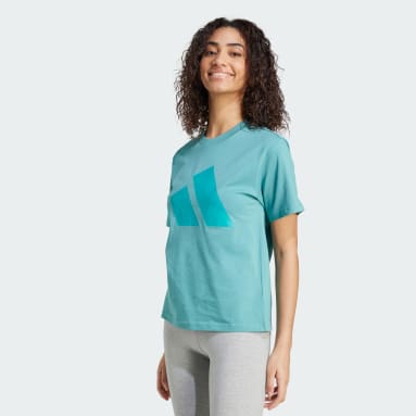 Playera de algodón Essentials con logo grande