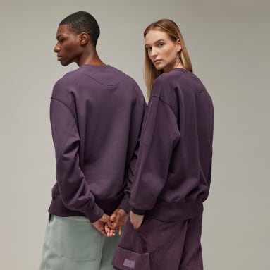 Sudadera cuello redondo Organic Cotton Terry Y-3 Violeta Y-3