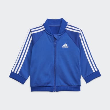 Kids Sportswear Blue 3-Stripes Tricot Track Suit