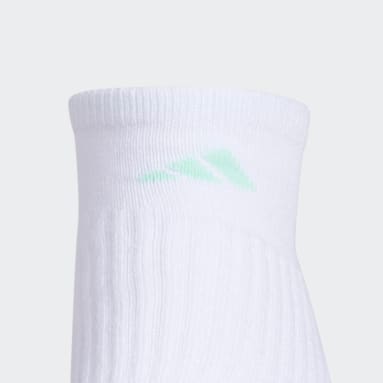 Women's Training White Cushioned 3 No-Show Socks 3 Pairs