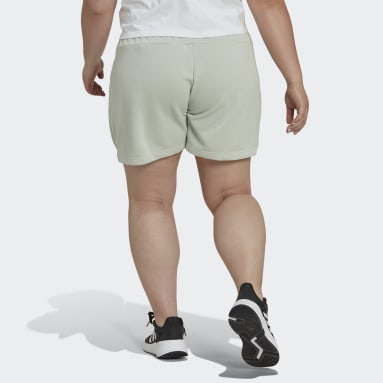 Short Essentials Slim Logo (Grandes tailles) vert Femmes Sportswear