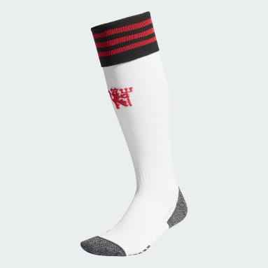 Chaussettes Domicile Manchester United 23/24 Blanc Football