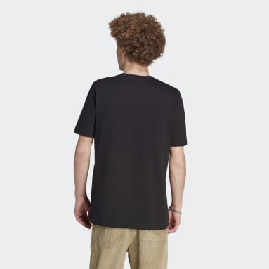 Männer Originals adicolor Classics Trefoil T-Shirt Schwarz
