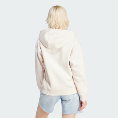 Casaco Boyfriend com Capuz Essentials Bege Mulher Originals