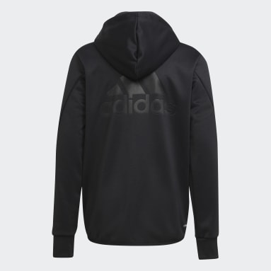 Felpa con cappuccio Designed to Move Fleece (Neutral) Nero Bambini Sportswear