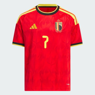 Belgium 26 Home De Bruyne Kids Jersey