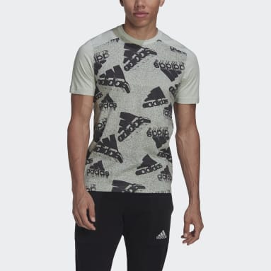 Remera Essentials BrandLove Logo Verde Hombre Sportswear