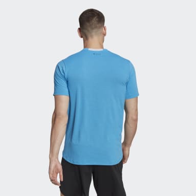 Männer Fitness & Training Capable of Greatness Training T-Shirt Blau