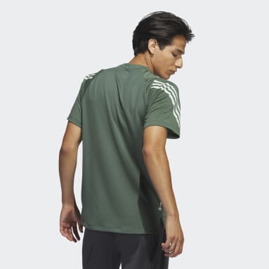 Men Training Green Train Icon Training Tee