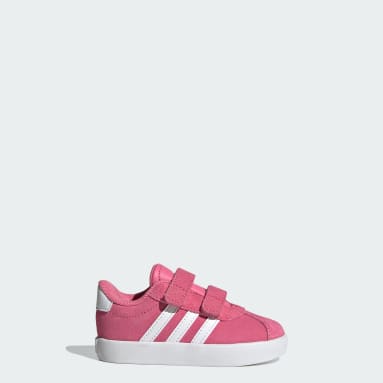 Pink adidas kids store
