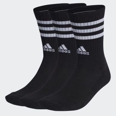 ถุงเท้าความยาวครึ่งแข้งนุ่มสบาย 3-Stripes (3 คู่)
