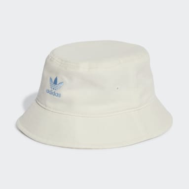 Cappello Trefoil Monogram Bucket Bianco Bambini Originals