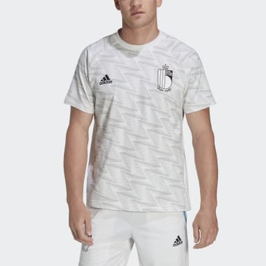 T-shirt Belgique Game Day Travel Blanc Hommes Football