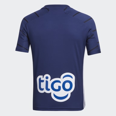 Camiseta De Visitante DIM Niño Azul Niño Fútbol