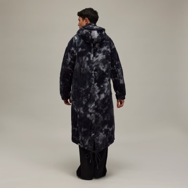 Y-3 ALLOVER PRINT PADDED PARKA