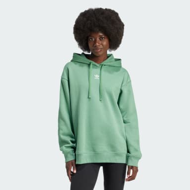 Camisola Larga com Capuz em Fleece Essentials