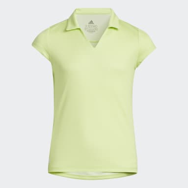 Youth Golf Green Heathered AEROREADY Polo Shirt