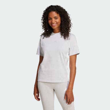 Essentials Maglietta in cotone a 3 strisce